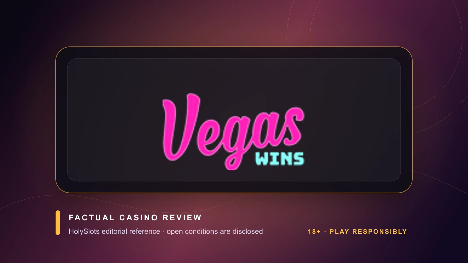 Vegas Wins casino profile
